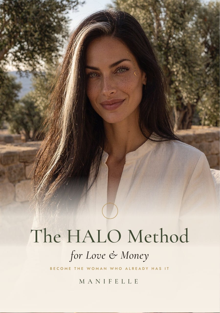 Cover of The HALO Method for Love & Money, a PDF guide by Manifelle